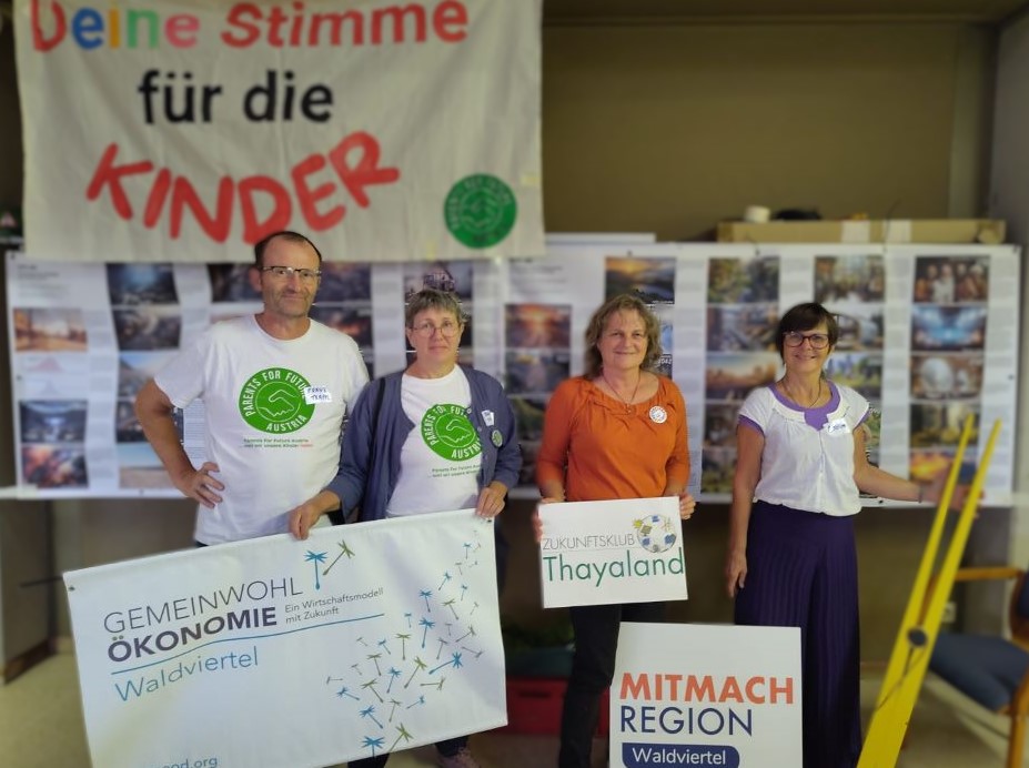 Parents for Future und ZusammenHaltNÖ bei Transition Town